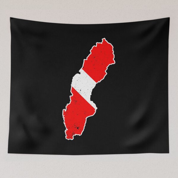 Item preview, Sweden Scuba Dive Shirt Rescue Diver Flag Shirt designed and sold by shoppzee.