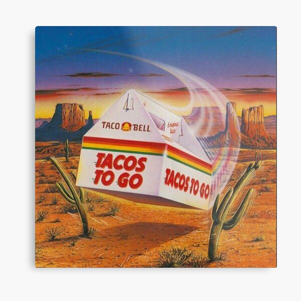 Taco Bell - Vintage Ad Metal Print