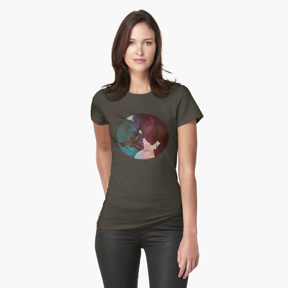 Vista previa del artículo con la obra «Camiseta entallada», diseñado y vendido por alicenmariah.