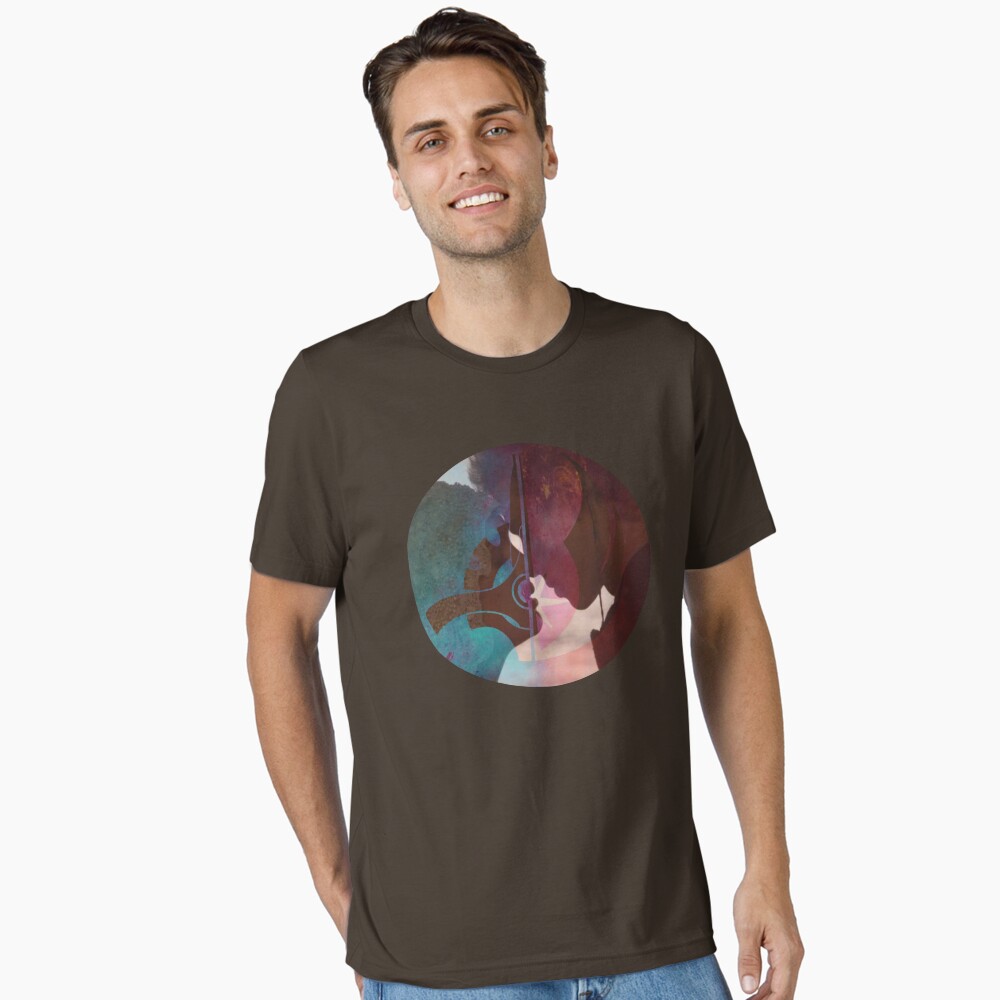 Vista previa del artículo con la obra «Camiseta esencial», diseñado y vendido por alicenmariah.
