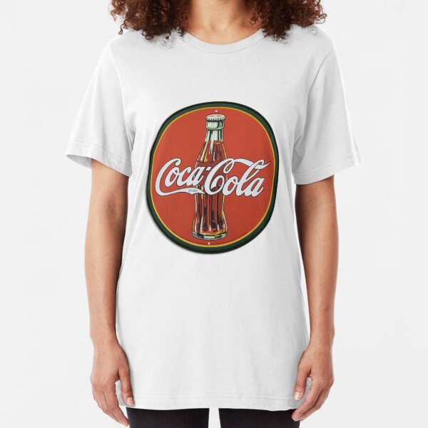 Coca-Cola Vintage Logo Slim Fit T-Shirt