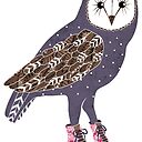 I Skate Owl Night Long Photographic Print By Violetkillers Redbubble