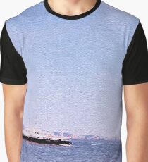 One Morning at Hudson River Graphic T-Shirt