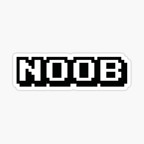 8 Bit Noob Stickers Redbubble - 8 bit roblox noob