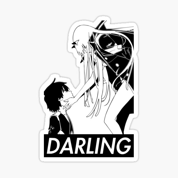 Darling in the Franxx - Baiser de la mort renverser Sticker