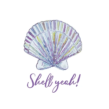 Artwork thumbnail, Shell Yeah by PrettySimple Graphic Design
