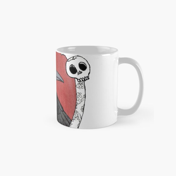 Crow in Vintage Frame Classic Mug