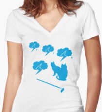 Thundercats in Iconography Women's Fitted V-Neck T-Shirt