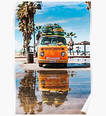 The Cheesy Hippie Van Poster