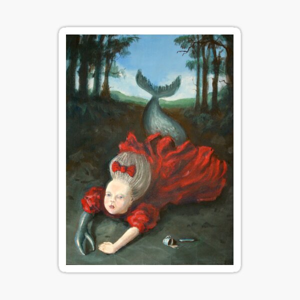 Melusine in the Forest Sticker