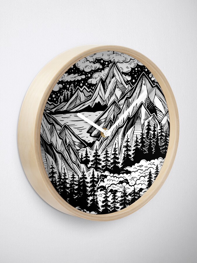 Alternate view of Vintage outdoors nature. Clock