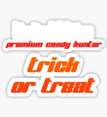 Halloween premium candy hunter Sticker