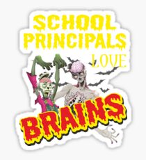 School Principal Halloween Sticker