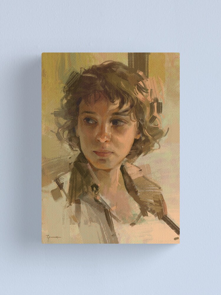 Eleven Stranger Things Canvas Print By Iimshane Redbubble