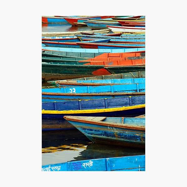 Item preview, Boats, Lake Phewa designed and sold by Harry Oldmeadow.