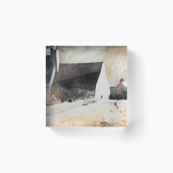 Farmhouse at Chassagne-Montrachet Acrylic Block