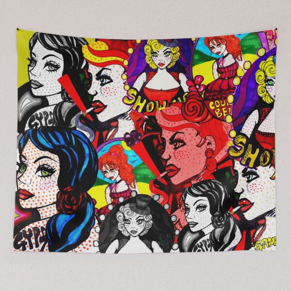 Item preview, COMIC GIRLS COLLAGE designed and sold by LizSelleyArt.