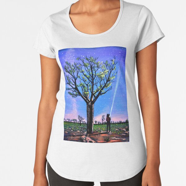 To the Stars and Beyond Premium Scoop T-Shirt