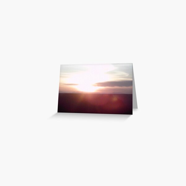 Sunset Blast Greeting Card