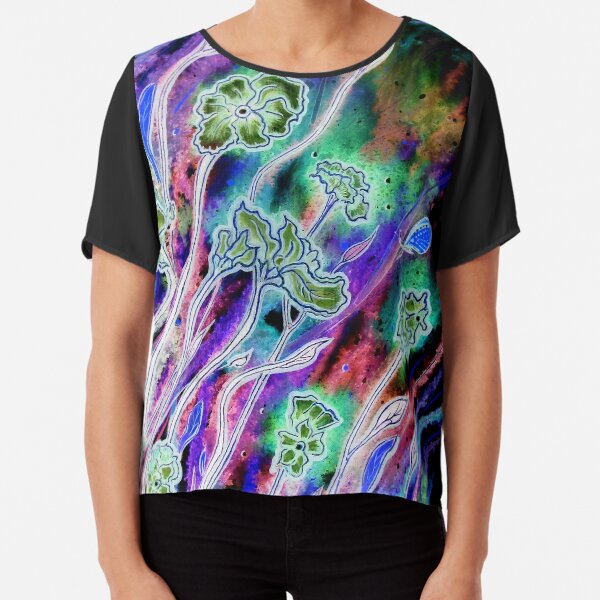 Flower Dance Chiffon Top