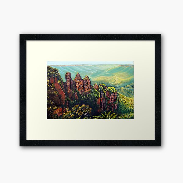 Timeless, Blue Mountains Framed Art Print