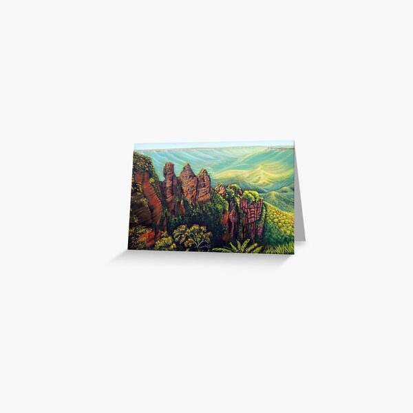 Timeless, Blue Mountains Greeting Card