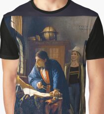 The Doctor and Vermeer's Geographer Graphic T-Shirt