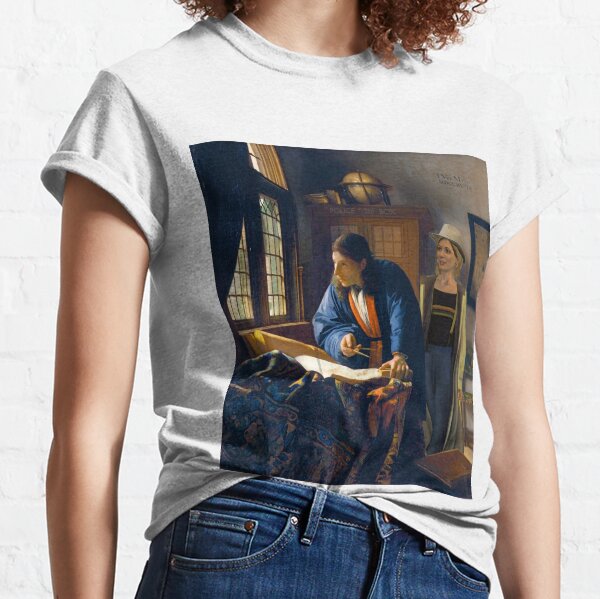 The Doctor and Vermeer's Geographer Classic T-Shirt