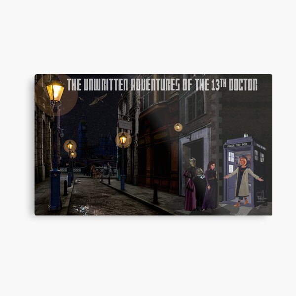 The 13th Doctor and the Paternoster Detective Agency Metal Print