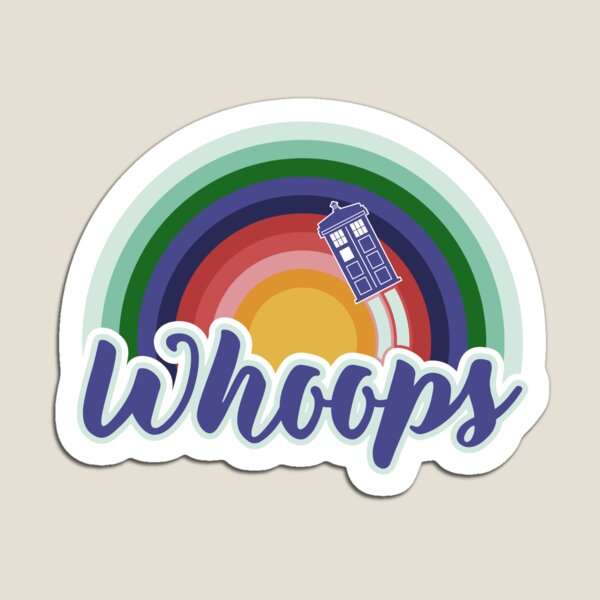 Retro Whoops Magnet