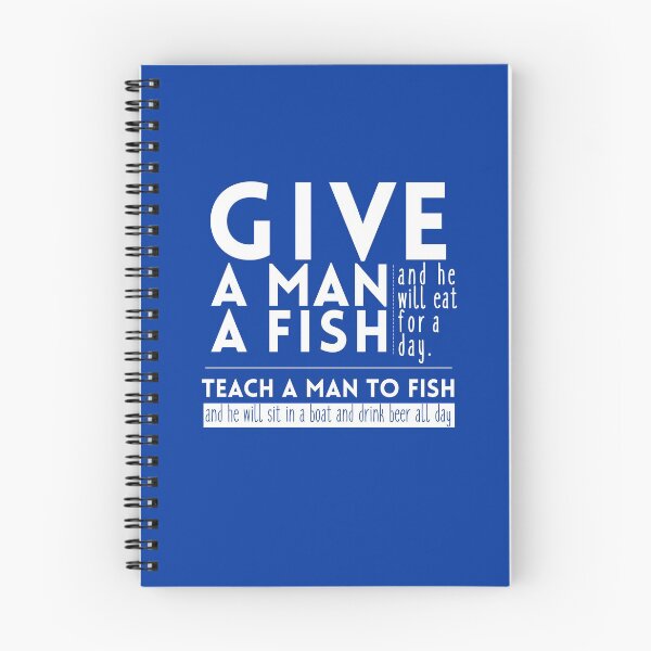 Item preview, Teach A Man To Fish - Cool Fishing Design For Fisherman designed and sold by overstyle.