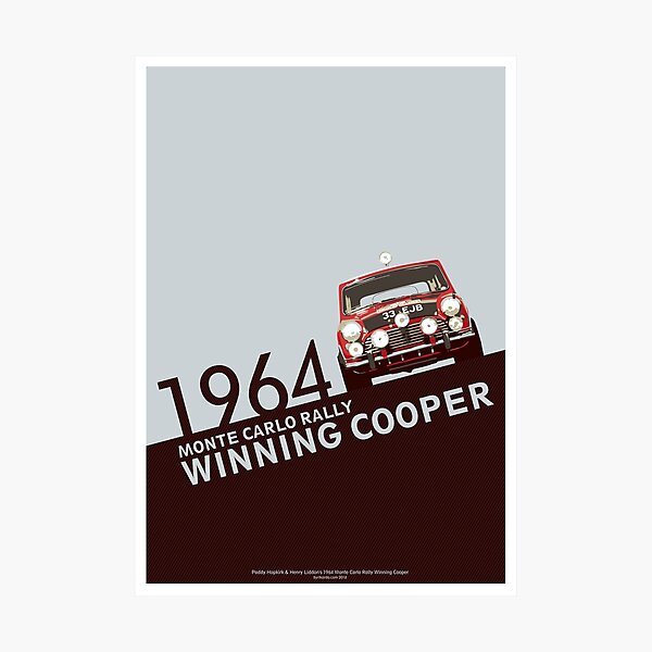 Item preview, 1964 Monte Carlo Rally Winning Cooper designed and sold by artbyrikardo.