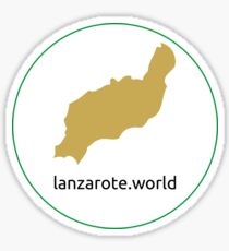 Sticker lanzarote.world - logo Sticker