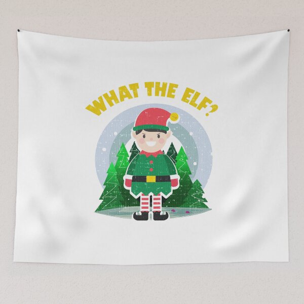 Item preview, "What the Elf?" Funny Christmas Shirt designed and sold by festivalshirt.
