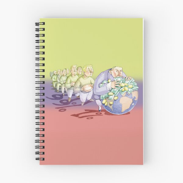 Item preview, economy of the few against the many ones metaphor of financial worls satirical illustration symbol of rich and poor people	 designed and sold by nuvolanevicata.