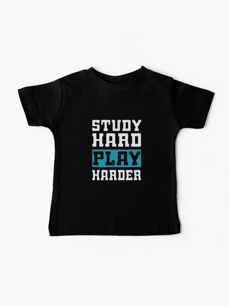 Study Hard Play Harder - Video Games Hardcover Journal for Sale by drakouv