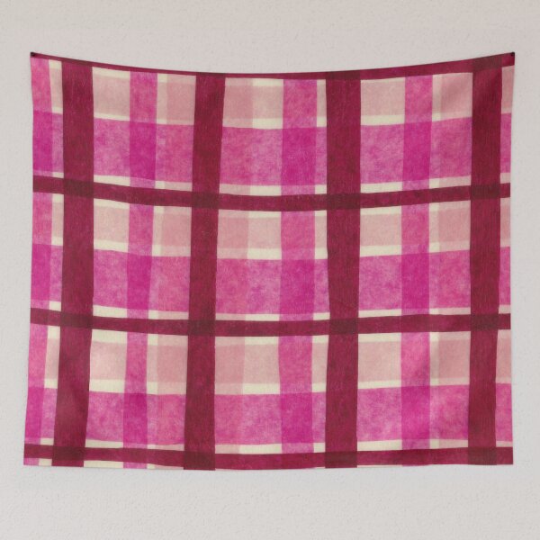 Item preview, Tissue Paper Plaid - Pink designed and sold by Sally Cummings.