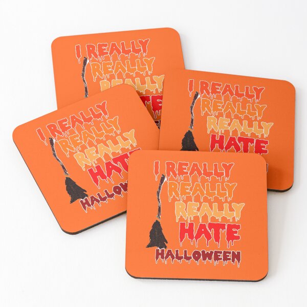 Item preview, I REALLY HATE HALLOWEEN- ANTI HALLOWEEN DESIGN BY ISKYBIBBLLE designed and sold by Iskybibblle.