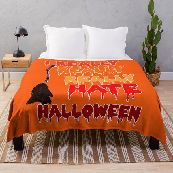 Item preview, I REALLY HATE HALLOWEEN- ANTI HALLOWEEN DESIGN BY ISKYBIBBLLE designed and sold by Iskybibblle.
