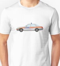 DriveTribe Cartoon Police Car Rozzers Unisex T-Shirt