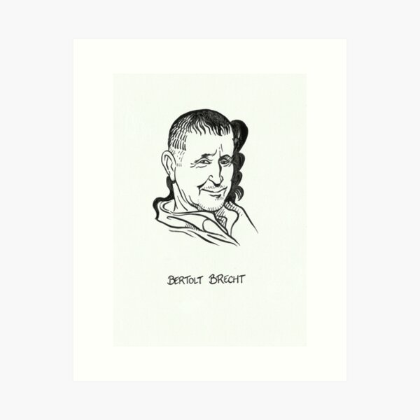Brecht Art Print