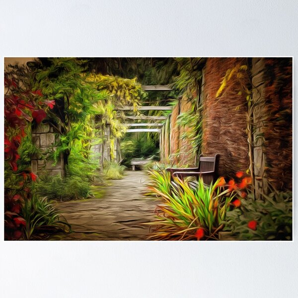 Item preview, The garden bench designed and sold by cmphotographs.