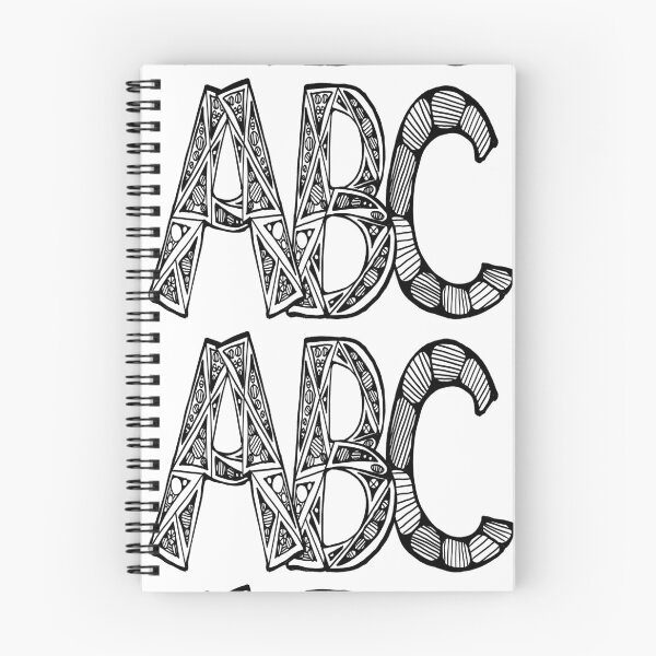 Item preview, Tall Black and White ABC designed and sold by KazM.