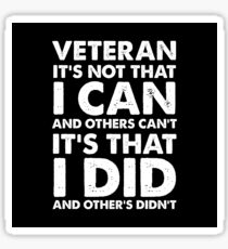 Veteran 2 Sticker