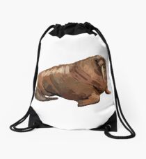 Walrus Drawstring Bag