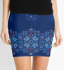 Folk Floral Tale Mini Skirt