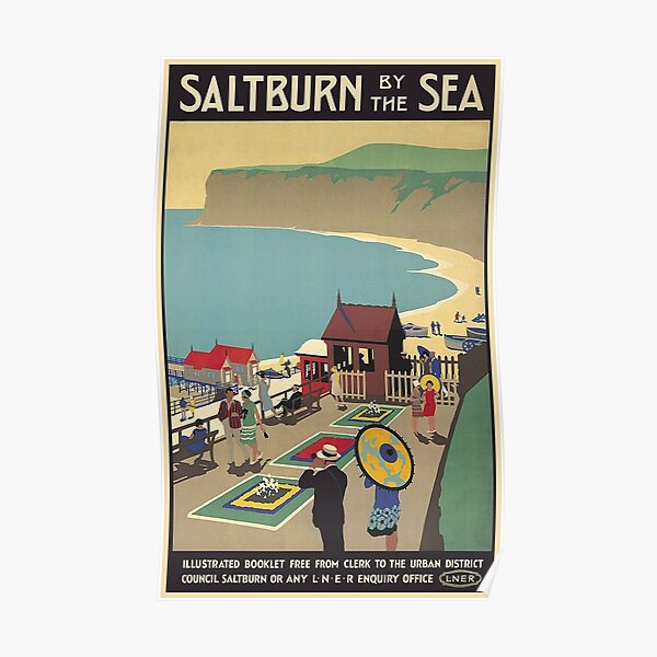 Saltburn By The Sea Wall Art | Redbubble