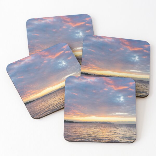 Item preview, Just Before Sunrise - Toronto Skyline Under Spectacular Clouds designed and sold by Georgia Mizuleva.