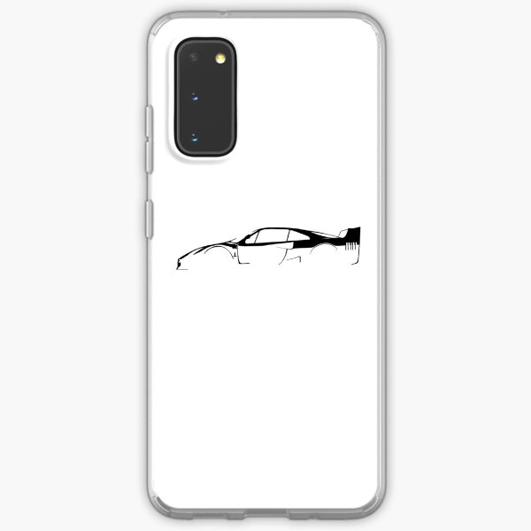 Silhouette Ferrari F40 Samsung Galaxy Soft Case