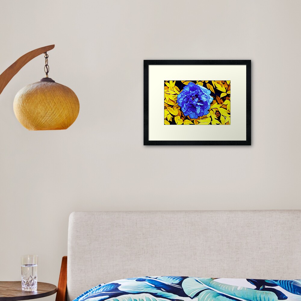 Flower Abstraction Framed Art Print